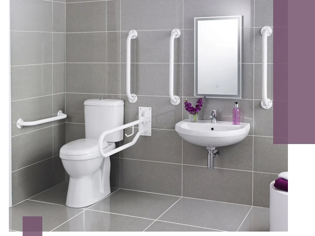 Поручни для санузлов в Колпине: установка, ремонт и монтаж