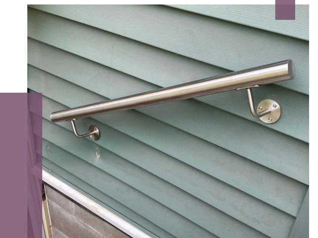 Поручни из нержавеющей стали в Колпине от 7736 руб.  | ПРОЛЁТ-Клп